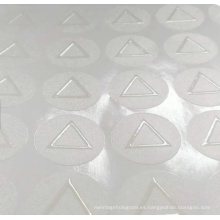 Etiquetas de braille de pegatina de buque de relieve a ciegas personalizado
